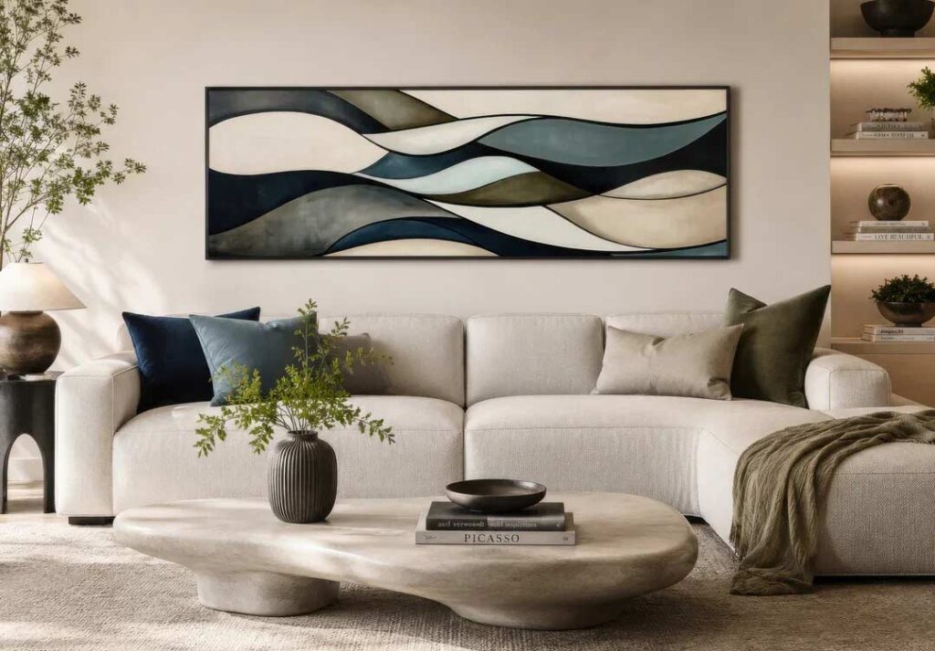 guía para decorar con cuadros al óleo